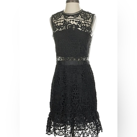 bebe Dresses & Skirts - BeBe Elegant Black Lace Dress